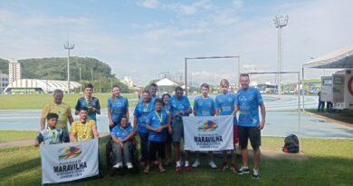 A delegação de Maravilha foi representada nos Parajasc em Itajaí por um grupo de 10 atletas nas modalidades de Atletismo e Tênis de Mesa